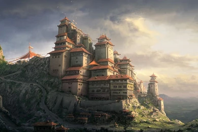 Mountain Top Fortress HD Desktop Wallpapers : High Definition ...