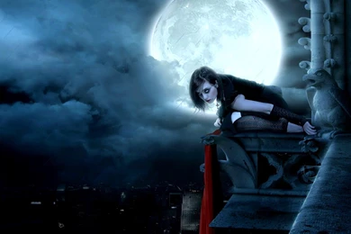 Gothic Art The Moon Fantasy