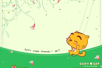1024*768 Copy Cat Cartoon   Lovely Cat Cartoon Characters 3 ...