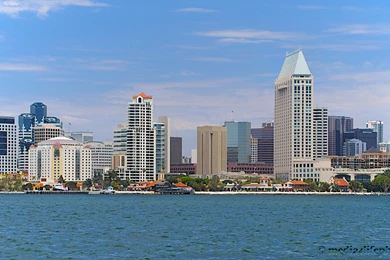 San Diego Skyline Day   Wallpaper.