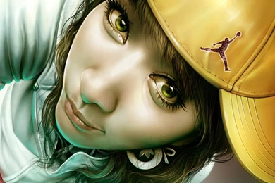 Hat Hate Green Eyes Asians Basketball 3d Girls 1680x1050 Wallpapers ...