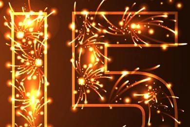 2015 Creative New Year iPhone 6 Plus Wallpapers