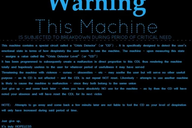 Computer Warning Wallpapers By Tunetosuraj On DeviantArt