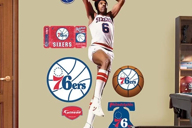 Fathead Julius Erving Philadelphea 76ers