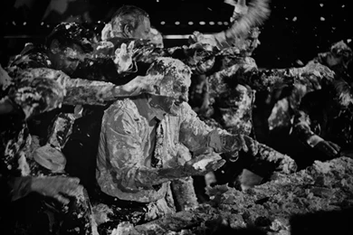 Rare Images Of The Dr Strangelove Custard Pie Fight