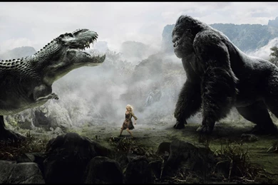My Free Wallpapers   Movies Wallpapers : King Kong (2005)   Tyranosaur