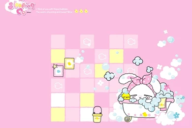 S.Korean Cartoon Rabbit Wallpapers   Sleeping Co2   Wallcoo.net