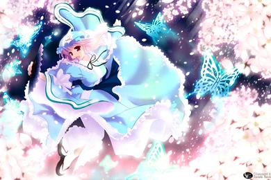 Touhou Saigyouji Yuyuko Fresh New HD Wallpapers Best Quality