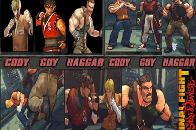 SF Final Fight Costume Pack By Monkeygigabuster On DeviantArt