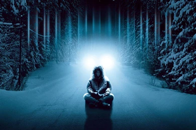 Download Wallpapers 3840x2160 Dreamcatcher, Man, Light, Cold, Snow ...