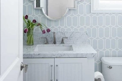 Schumacher Modern Trellis Wallpapers Cirrus