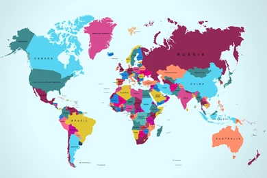 World Map PPT Backgrounds Template For Presentation   PPT ...