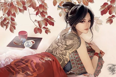 Anime Girl Tattoos Desktop Wallpaper: Desktop HD Wallpapers ...