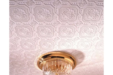 Graham & Brown 56 Sq. Ft. 1 Double Roll Small Ceiling Tile ...