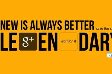 Download Google Plus Is Legendary Wallpapers For iPhone 4