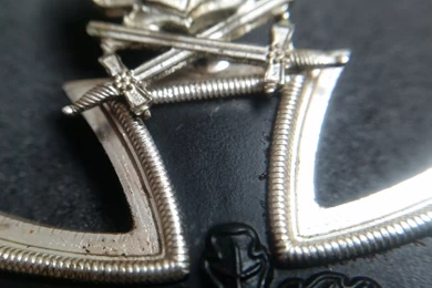 1957 Pattern Iron Cross Knight Cross & Oak Leaves With Swords ...