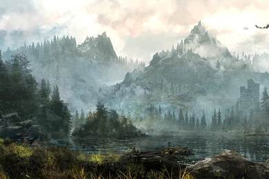 Skyrim Landscape By Tnounsy On DeviantArt