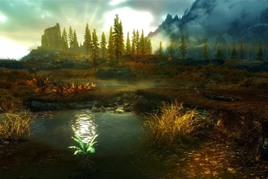 Skyrim Landscape By Gelvuun On DeviantArt