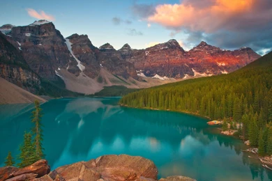 Lakes: Lake Louise Banff National Park Alberta Clouds Canada ...