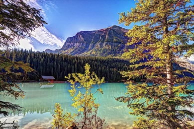 Lake Louise Banff National Park Alberta Canada Mountains Wallpapers ...