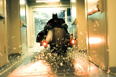 Bale The Dark Knight Shattered Glass Batpod Wallpapers ...