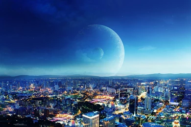 Seattle Skyline At Night (id: 163959) – BUZZERG