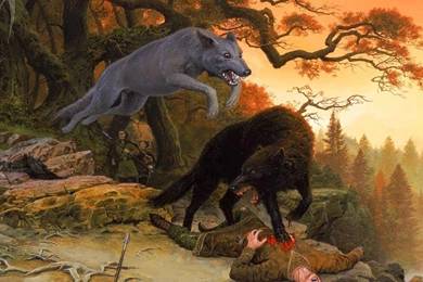 Fantasy Art Ted Nasmith Silmarillion Jrr Tolkien Wolves Wallpapers ...