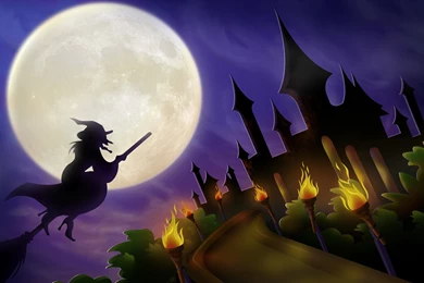 Widescreen, Halloween, Wallpapers, Happy (
