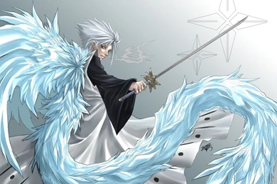 Bleach Hitsugaya Toshiro Hyourinmaru New Hd Wallpapers ...