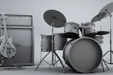 Pins For: Blue Drum Set Wallpapers From Pinterest