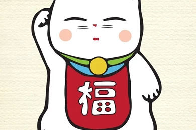 Domo Wallpaper: Japanese Maneki Neko And Kokeshi Doll Wallpapers