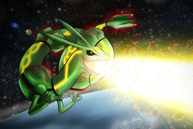 DeviantArt: More Like Rayquaza Wallpapers By Oeuvres de Michiko