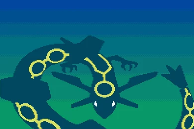 Pokemon Emerald Title Screen Rayquaza Wallpapers
