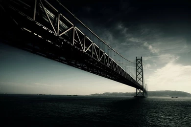 Dark Bridges Suspension Bridge 1440x900 Wallpapers – Architecture ...