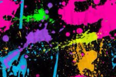 Neon Splatter For Photo Backdrop For Sam's Glow In The Dark ...