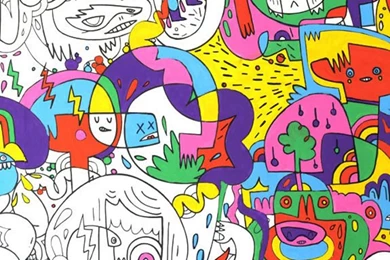Colour In Wallpapers By Artist John Burgerman