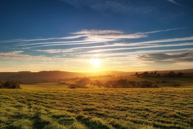 Sun Rising Over Country Hills 4K Ultra HD Desktop Wallpapers   Free ...