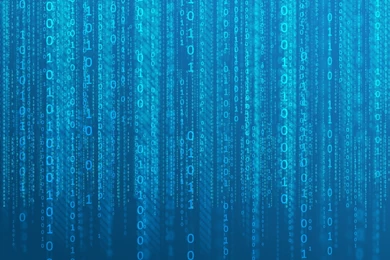 HD Backgrounds Binary Numbers 0 1 Matrix Code Blue Abstract ...