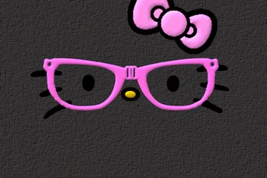 DroidsR4girls: Hello Nerdy Kitty Face Wallpapers