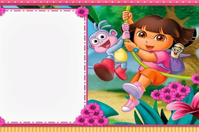 Dora The Explorer: Free Printable Invitations, Boxes And Party ...