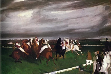 Polo At Lakewood   George Bellows Paintings Wallpapers Image
