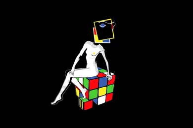 Wallpapers   Rubik's Girl By Mayluna   Customize.org
