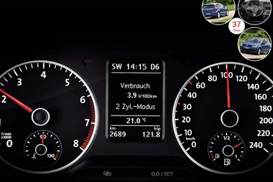 2013 Volkswagen Polo BlueGT Instrument Cluster
