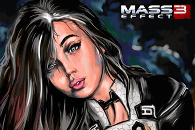 Mass Effect 3, Daria Konovalova, Girl, Painting, Game, HD ...