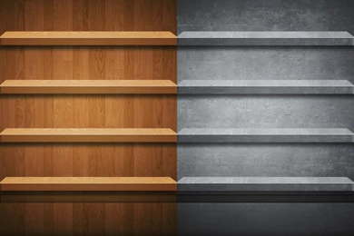 Iphone 5 Shelves Wallpapers