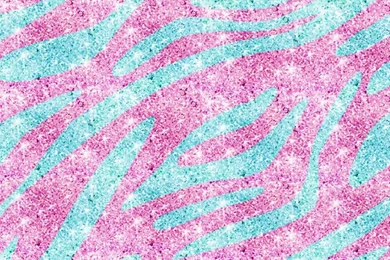 Silver Glitter Zebra Wallpapers