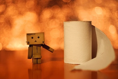 Download Wallpapers 1920x1080 Danboard, Boxes, Robot, Toilet Paper ...