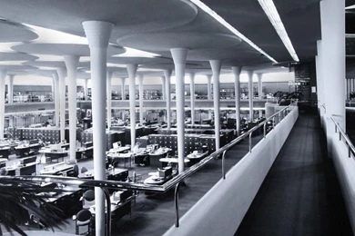 Frank Lloyd Wright Johnson Wax Office Building, Space, 1920x1200 ...