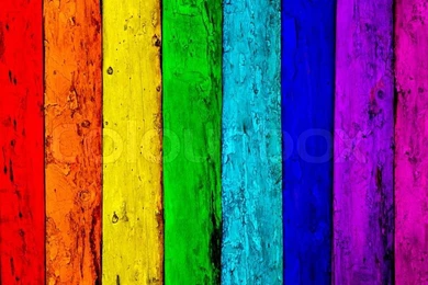 Multicolored Old Wooden Planks Backgrounds