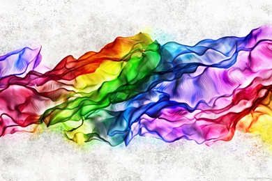 Download 1366x768 Rainbow Silk Wallpapers